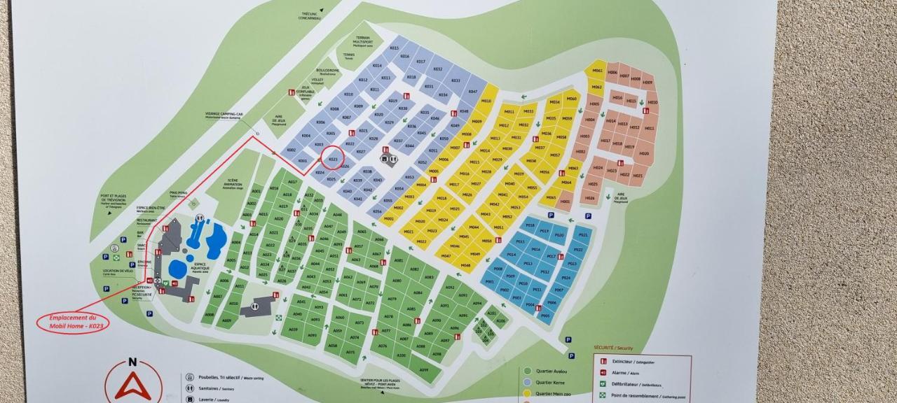 Trégunc Mobil-Home 6 Personnes - Bretagne - Piscine - Plage מראה חיצוני תמונה